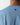 Men's blue T-shirt showing back crew-neck and small chest logo