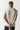 Cool sand men's core muscle fit t-shirt, back view with small logo at upper back