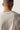 Cool sand men's core muscle fit t-shirt, back view with small neck logo