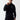 Black pullover hoodie with drawstring hood, front kangaroo pocket, 11° chest logo