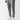Charcoal marl slim fit joggers close-up with elastic waist and tapered ankle cuffs