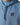 Light blue hoodie hood with drawstring and embroidered chest logo