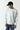 Glacier green crewneck sweatshirt with black 11° chest logo, ribbed cuffs and hem