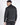 Black quarter-zip athletic top, back view with dotted shoulder detail