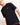 Black crew-neck t-shirt with 3D '11°' embroidery and branded hem text