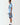 Light blue sweat shorts with black ELEVEN logo vertical stripe on the side
