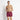 Maroon micro taped swim shorts with elastic waistband and side taping.