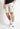 Stone woven cargo shorts with side flap pocket and belt loops