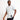 Grey marl T-shirt with script chest logo and rectangular front graphic patch