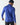 Cobalt long-sleeve quarter-zip pullover, back view with subtle space-dye texture