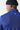 Cobalt quarter-zip long-sleeve top with 11° logo at upper back and ribbed collar