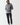 Slate grey men's pullover hoodie with front pocket and hood drawstrings