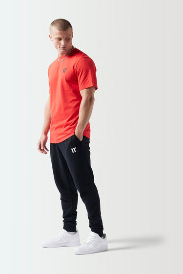 Future Tech Back Graphic T-Shirt - Fiery Red