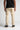 Cool sand chino trousers, full-length front view with straight legs
