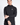 Men's black tech jacket with full zip and hood, '11°' logo on chest