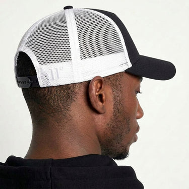 Trucker Cap High Build Logo - Black