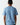 Men's blue crew-neck T-shirt, back logo centered