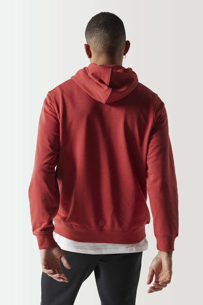Core Pullover Hoodie - Red Ochre