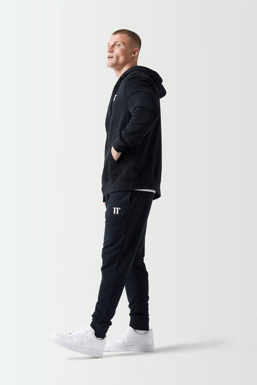 Core Full Zip Hoodie - Black