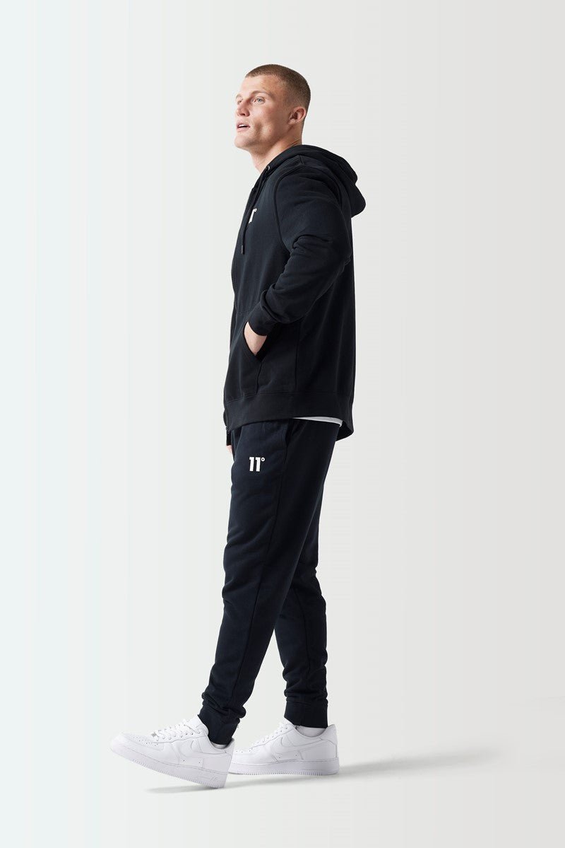 Core Full Zip Hoodie - Black