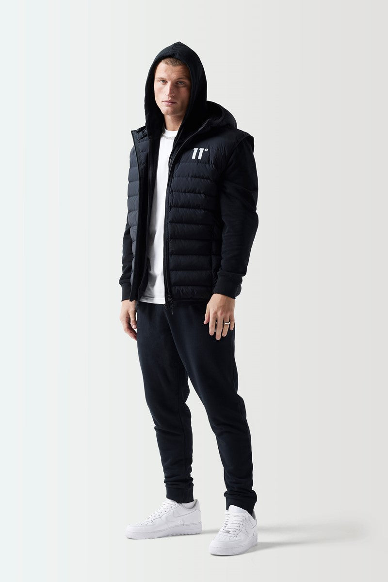 Core Full Zip Hoodie - Black