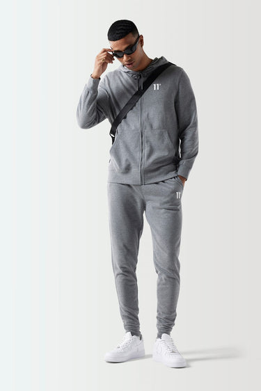 Core Full Zip Hoodie - Charcoal Marl