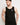 Black sleeveless vest with crew neck and 11° chest logo, close-up front