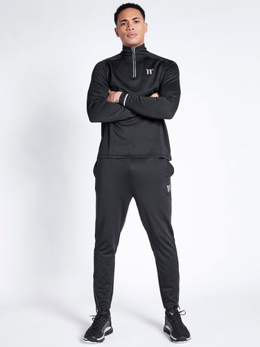 Oxygen Quarter Zip Top - Black