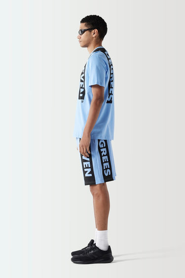 Block Graphic T-Shirt - Vista Blue