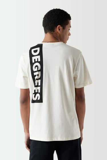Block Graphic T-Shirt - Coconut