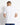 White crew-neck T-shirt with small logo at the back of the neck