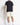 Stone woven cargo shorts, back view with cargo pocket flap