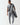 Charcoal marl skinny-fit joggers worn with crew tee and sneakers