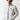 White puffer jacket with front zip and 11° logo on chest