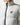 White puffer jacket with front zip and 11° logo on chest, high collar