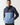 Hooded pullover jacket with 11° logo on chest, navy and light blue blocks