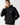 Black hoodie with drawstring hood and '11°' emblem at center chest