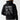 Black hoodie with large back graphic and 'Est. 2014' text below