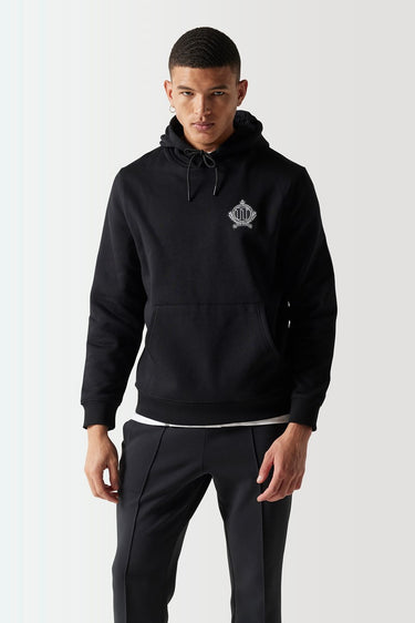 Crest Hoodie - Black