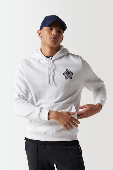 Crest Hoodie - White