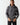 Slate grey men's pullover hoodie with small chest crest logo and kangaroo pocket