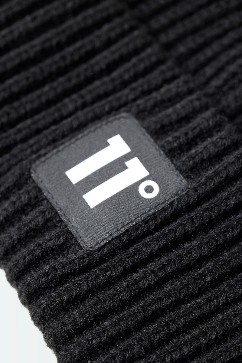 Knitted Beanie - Black