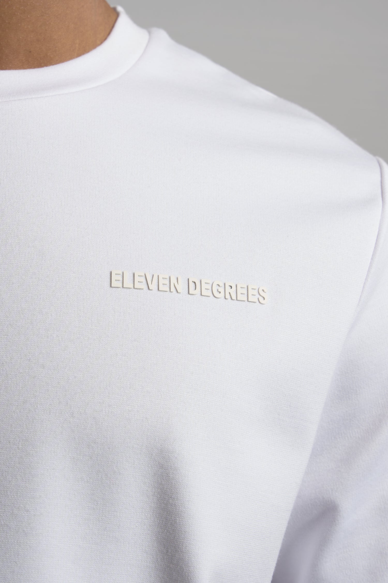 Interlock Tipped T-Shirt - White