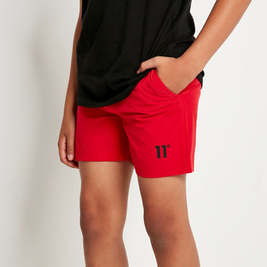 Junior Core Swim Shorts - Ski Patrol Red
