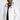 White hooded puffer jacket with 11° logo on chest and ribbed hood edge