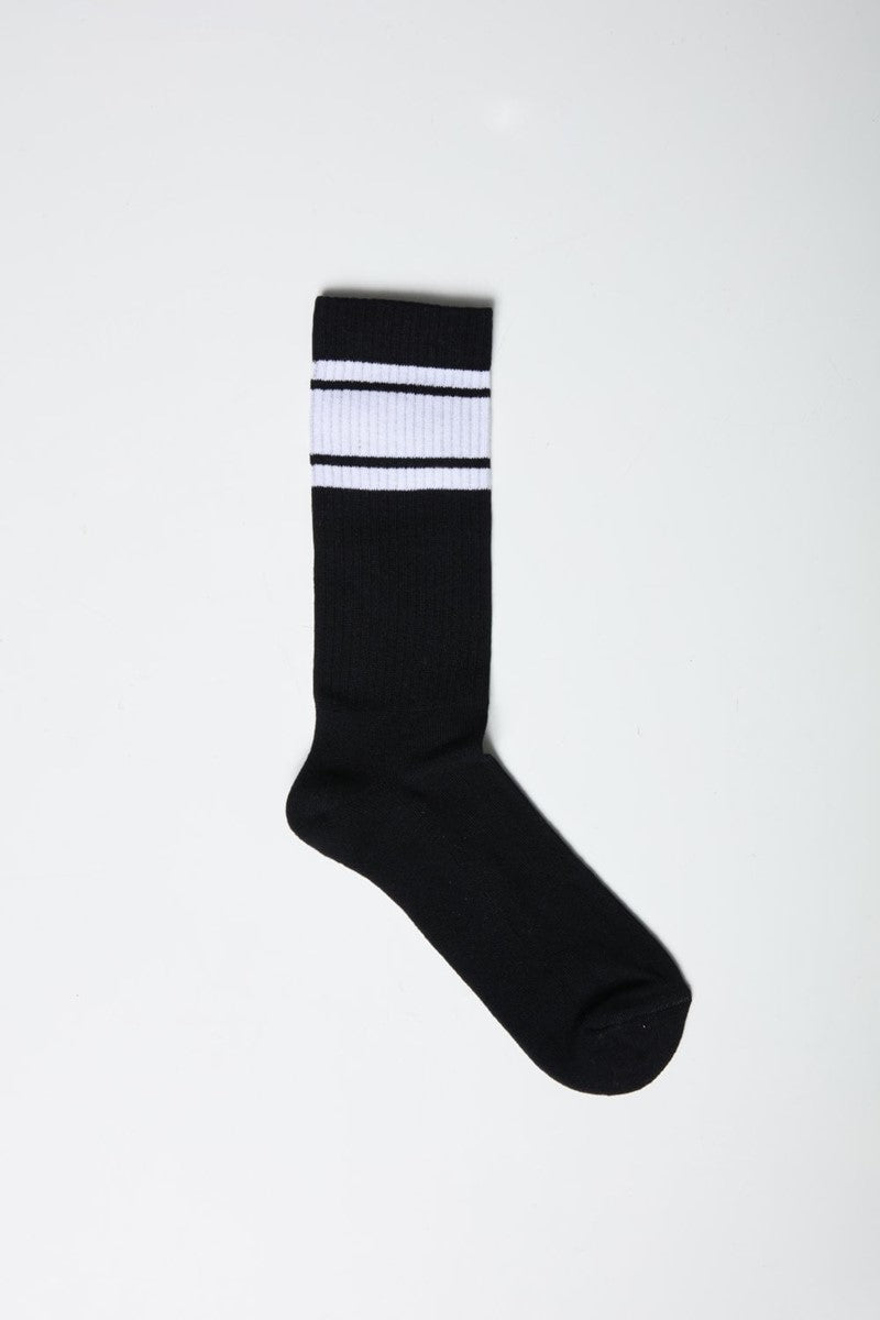 Core Stripe Socks 3 Pack - Black