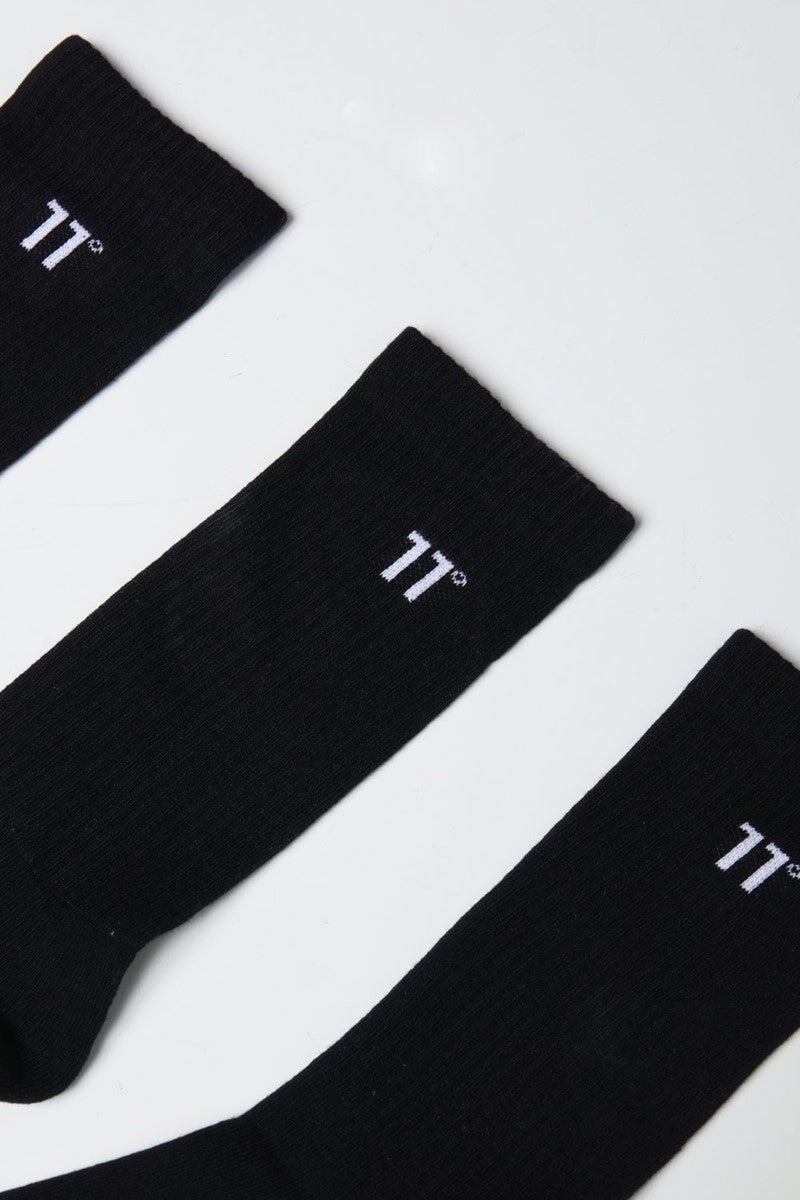 Core Logo Sock - Black