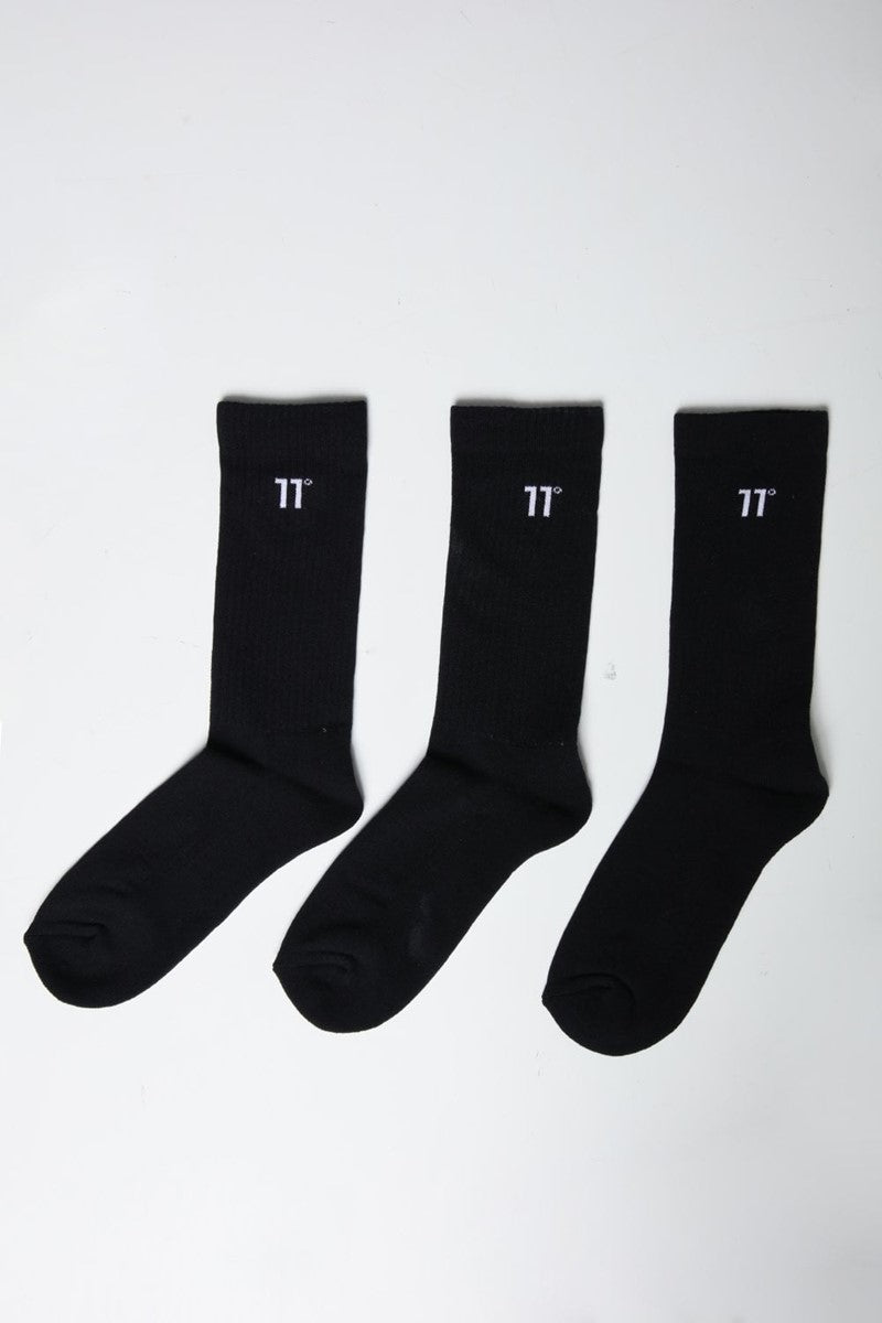 Core Logo Sock - Black