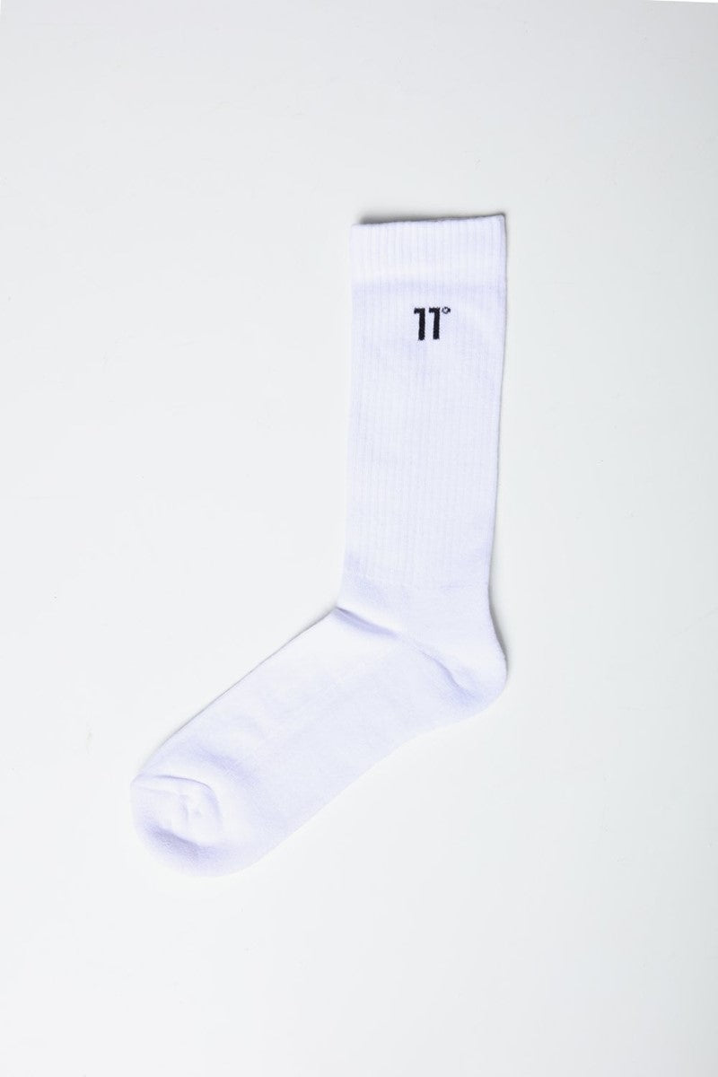 Core Logo Sock - White