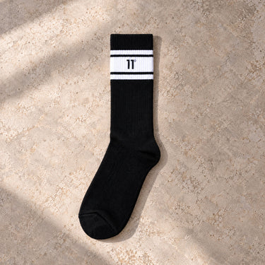 Core Stripe Socks 3 Pack - Black